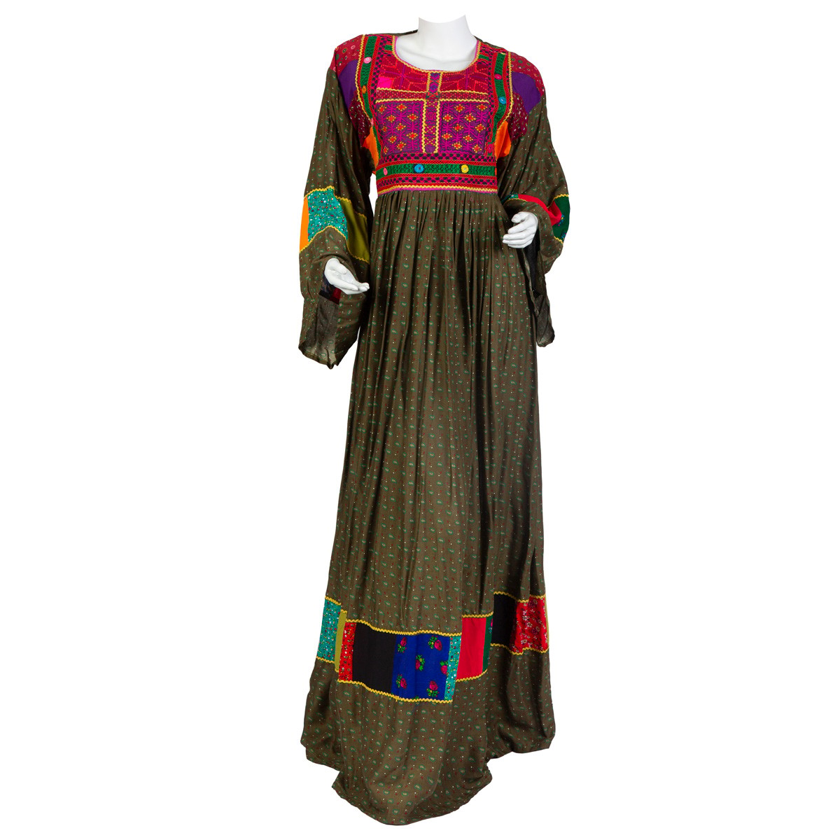 Multi-Color Embroidered Maxi | Cotton Maxi for Women 1