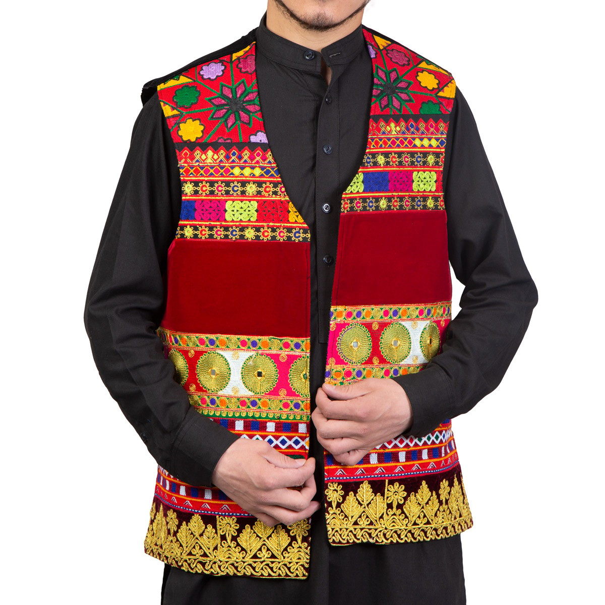 Afghan Waistcoat for Men 1