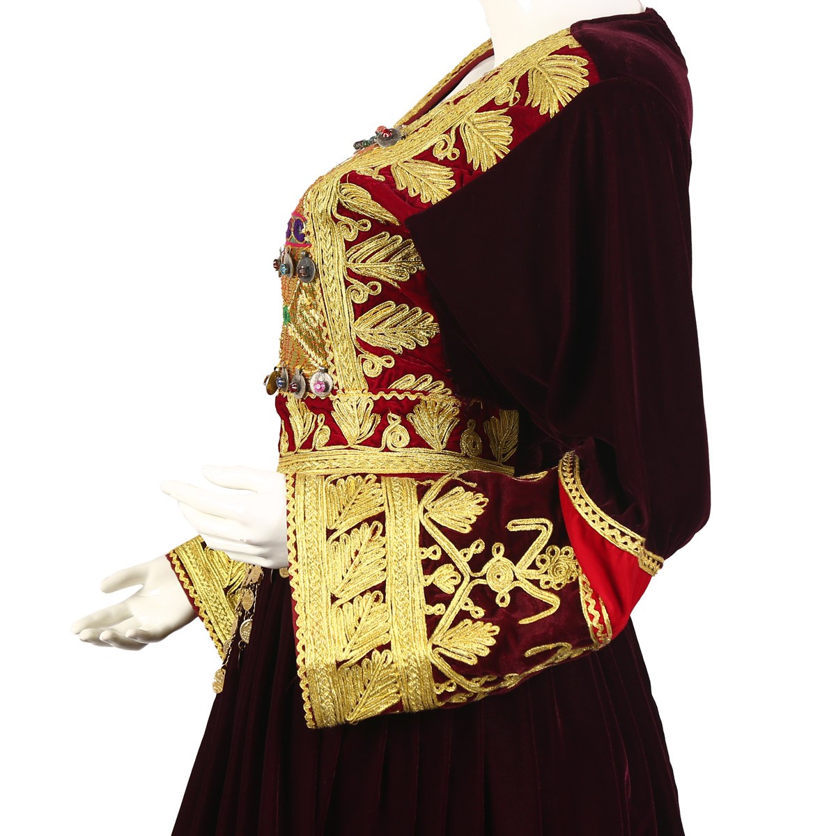 Full Mazari Embroidered Handmade Dress 4