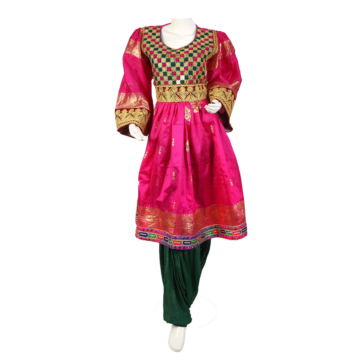 Traditional Handmade Wardaki Styled Dress 1