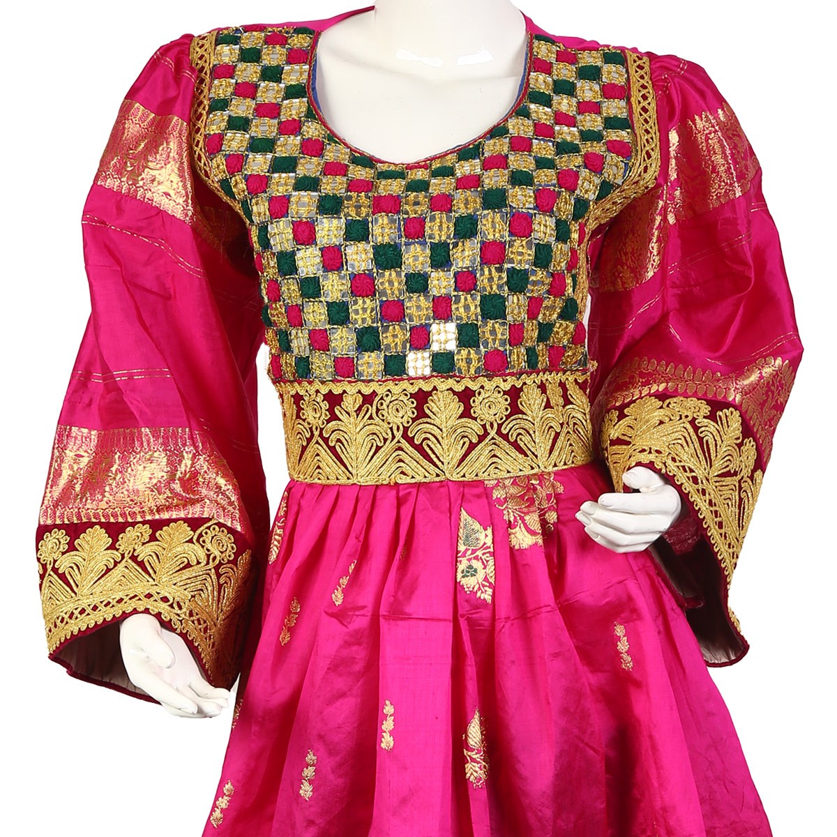 Traditional Handmade Wardaki Styled Dress 3