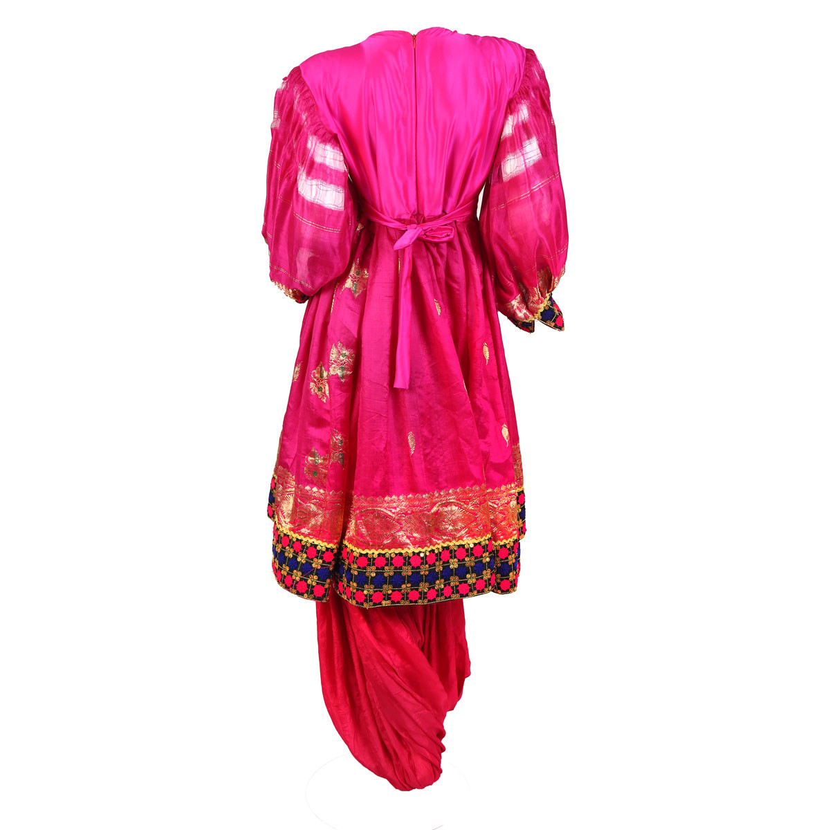 Pink Banarasi Handmade Afghan Kuchi Dress 2
