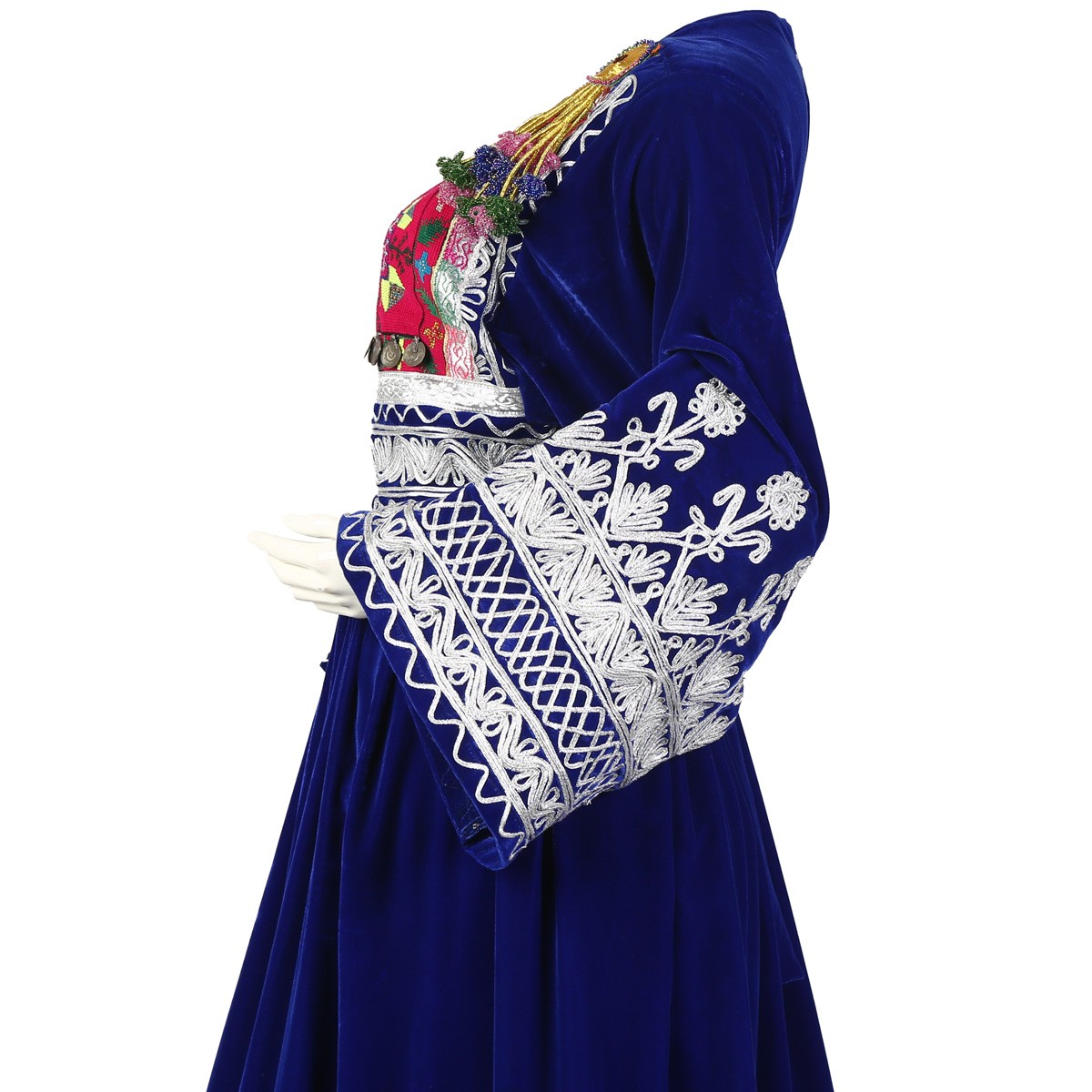 Hazaragi Style Blue Afghan Dress 4