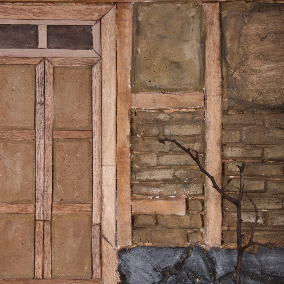 Afghan Historical Wall Door Artwork | Old Door & Wall 3D Artwork 2