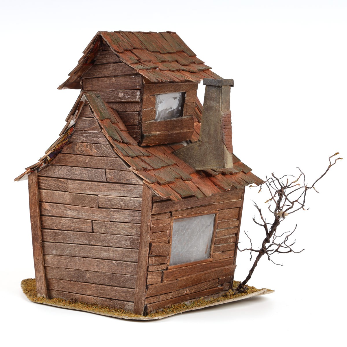 Forest House Artwork | 3D Wooden Cottage Artwork 3