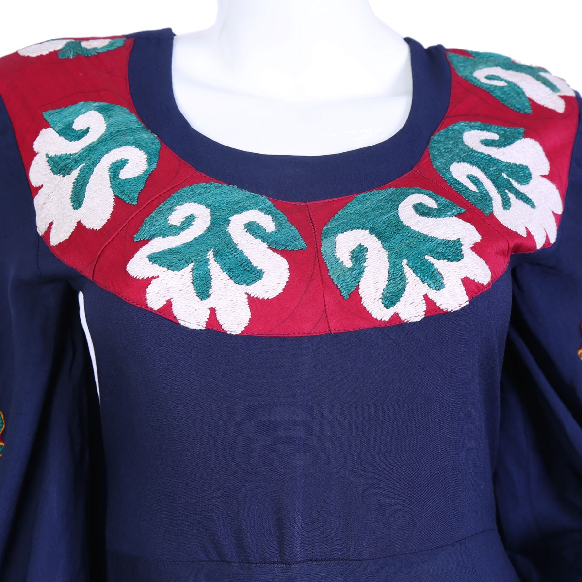 Afghan Dark Blue Long Dress 2