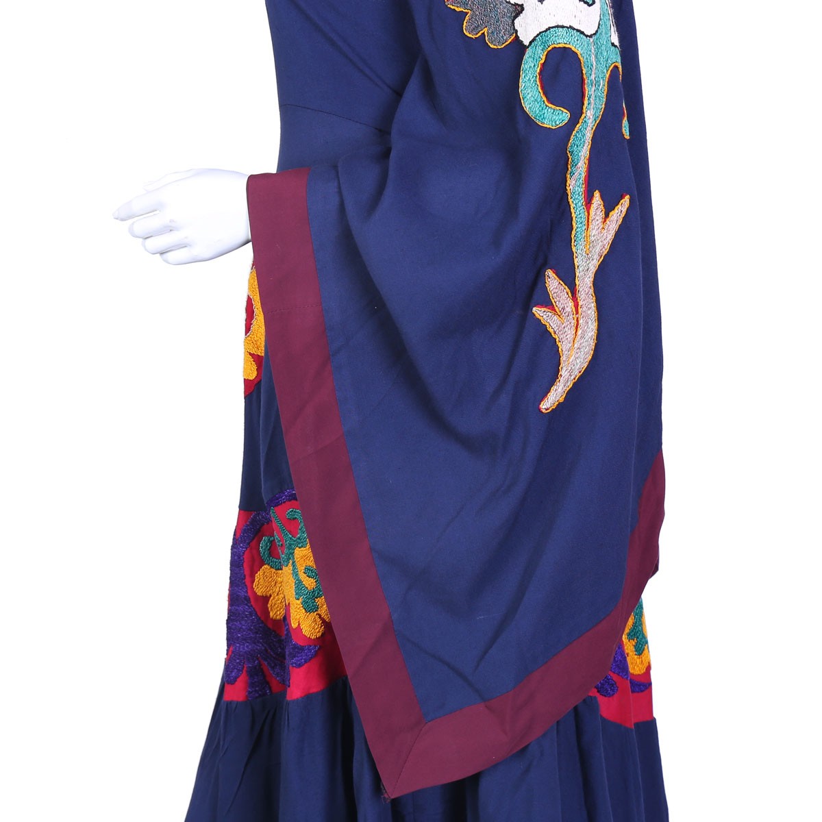 Afghan Dark Blue Long Dress 3