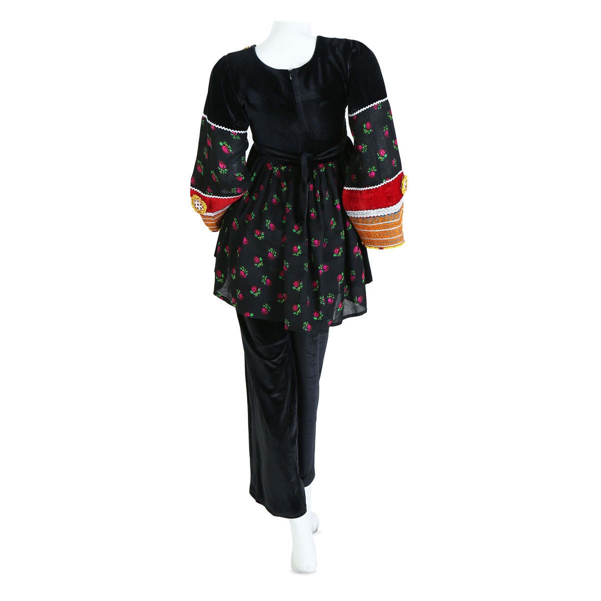Afghan Short Dress with Trousers 4