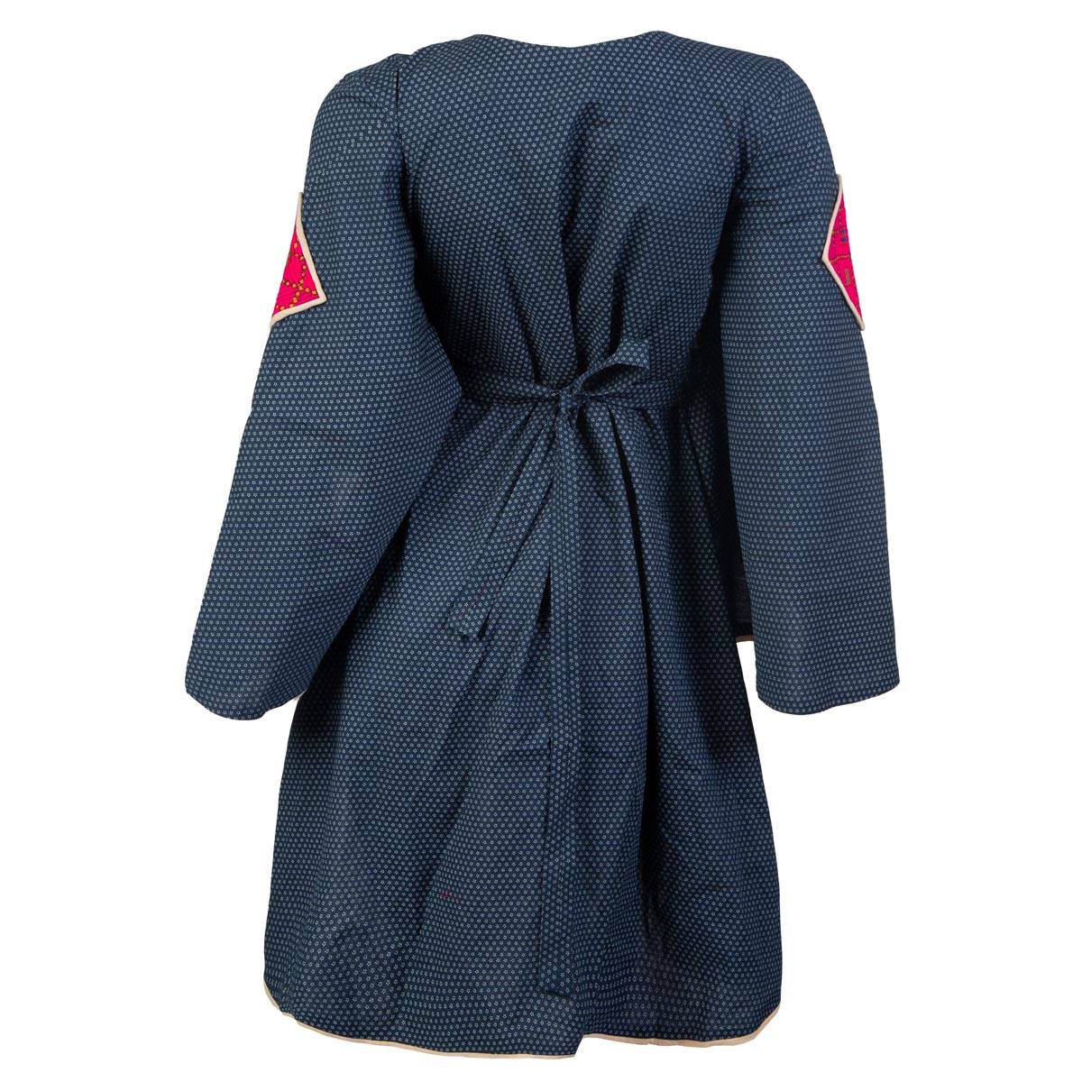 Casual Outwear for Girls | Plain Short Frock With Feta Embroidery 4