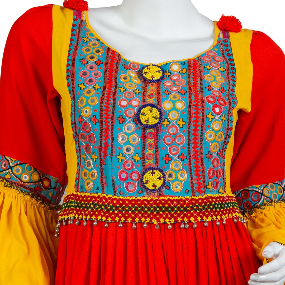 Beautiful Women Party Long Clothes| Afghan Handmade Dress 2