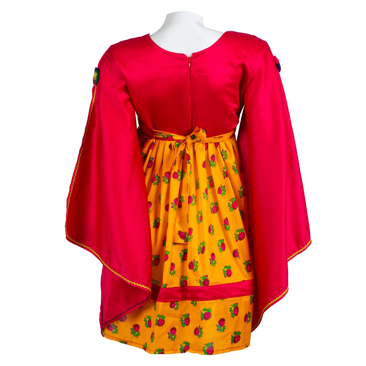 Gulnegar Dress With Mirror Embroidery | Floral Print Party Wear 5