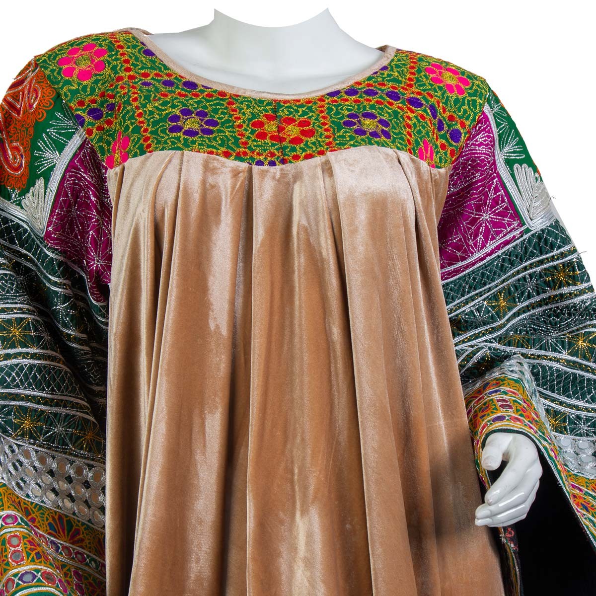Afghan New Kochi Design Long Dress | Handmade Party Clothes 2