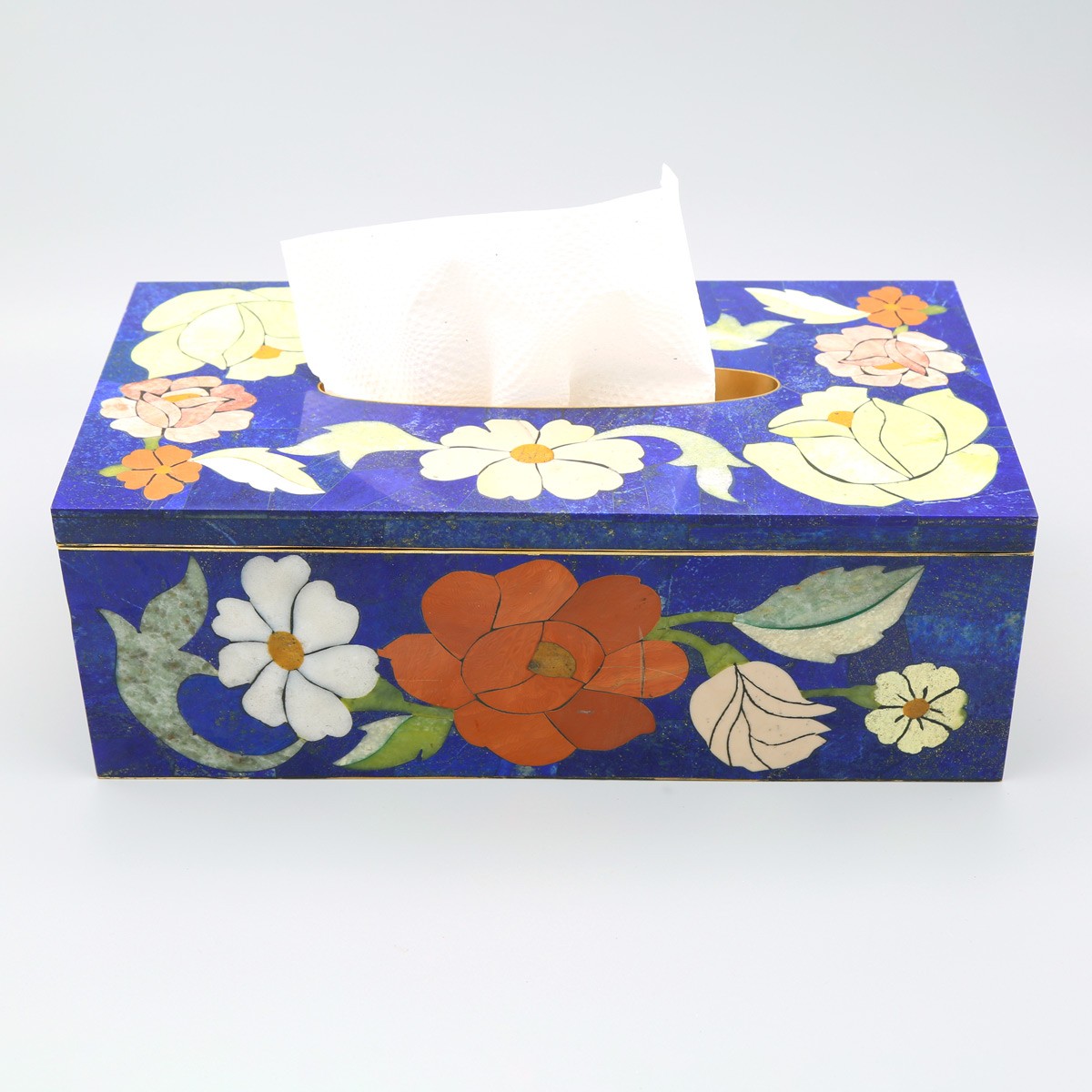 Handmade Lapis Lazuli Tissue Box 5