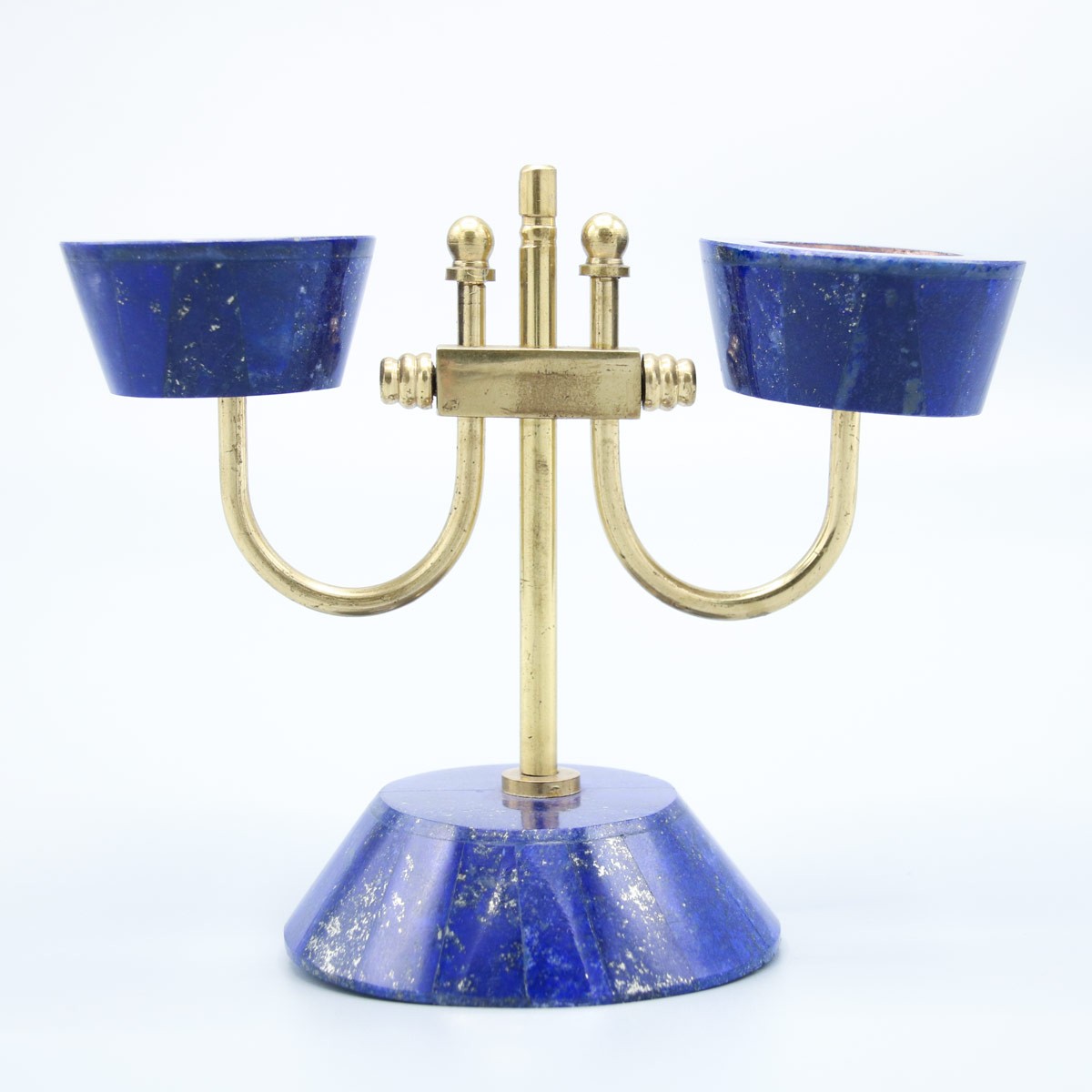Handcrafted Candle Stand | Lapis Lazuli Candle Holder 2