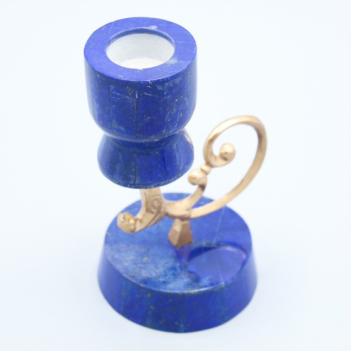 Candle Holder | Fine Lapis Candle Stand, Handmade, Antique candle holder 3