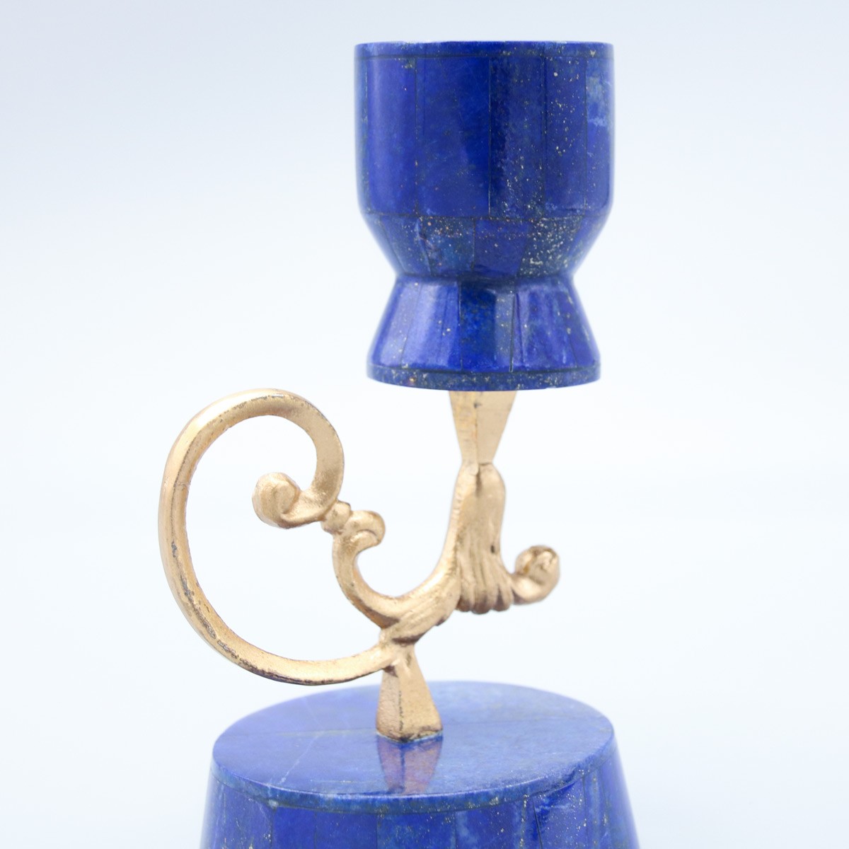 Candle Holder | Fine Lapis Candle Stand, Handmade, Antique candle holder 5
