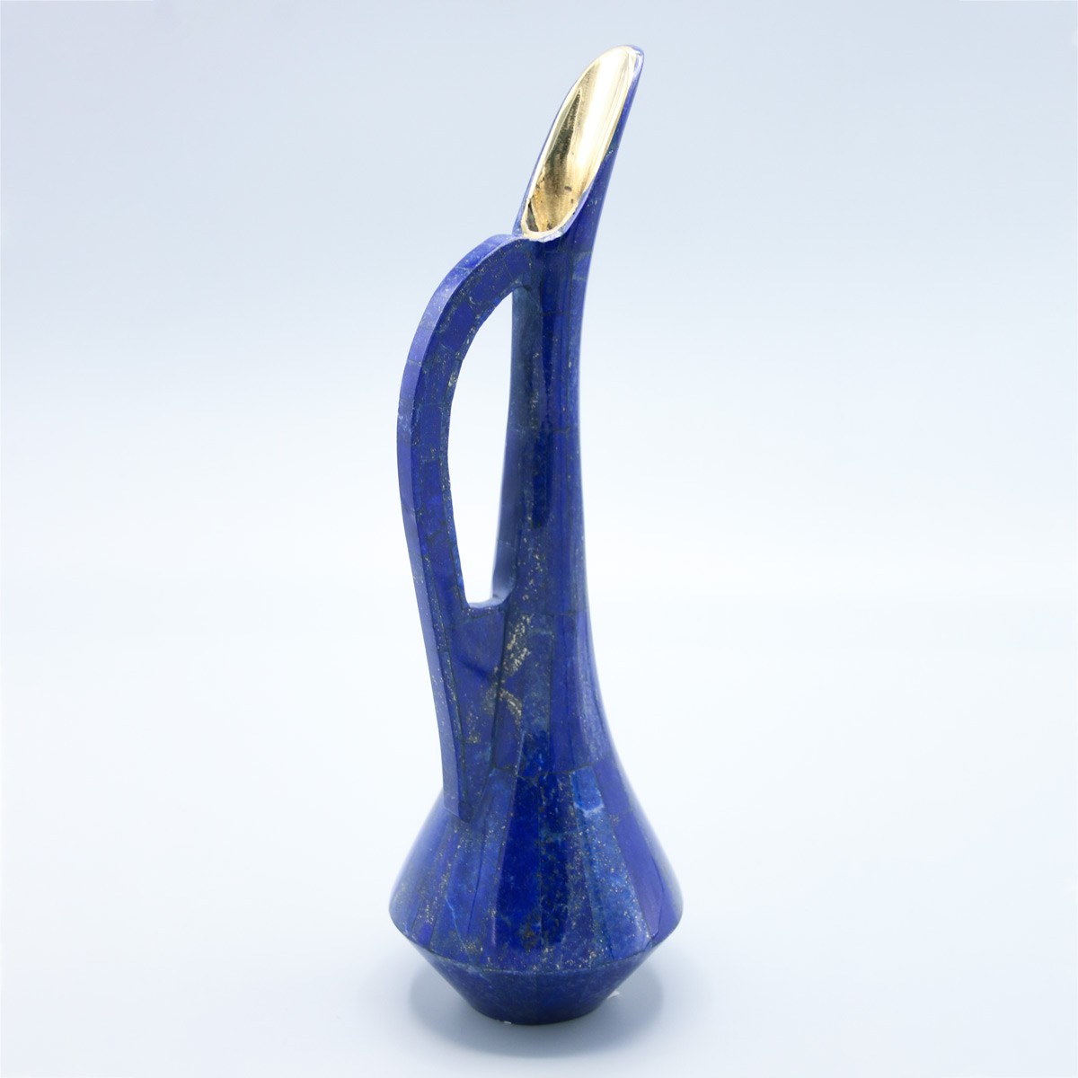 Soraye Design Vase | Handmade Lapis Vase With Handle 1