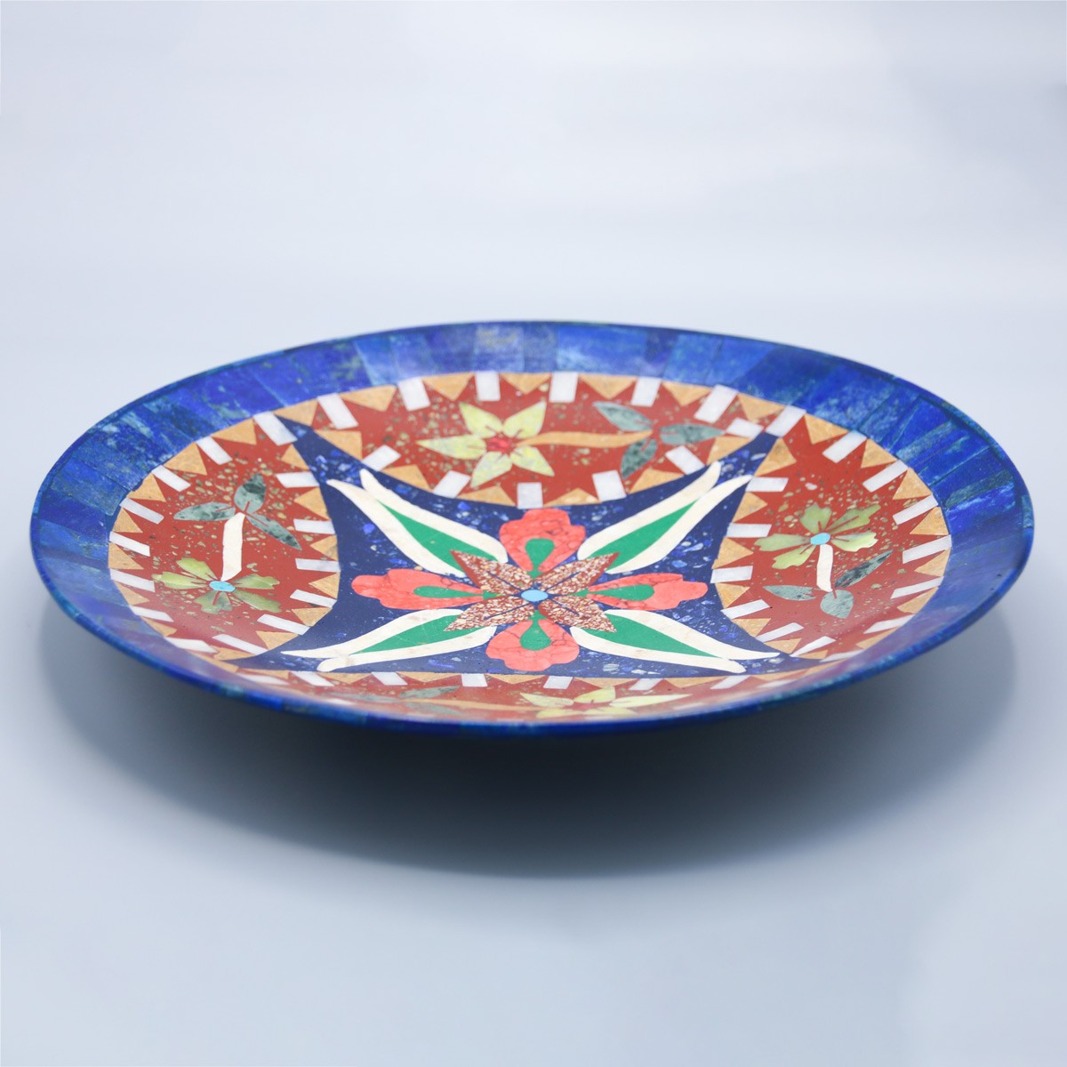 Wall Hanging Plate | Multi-Stoned Handmade Plate 3