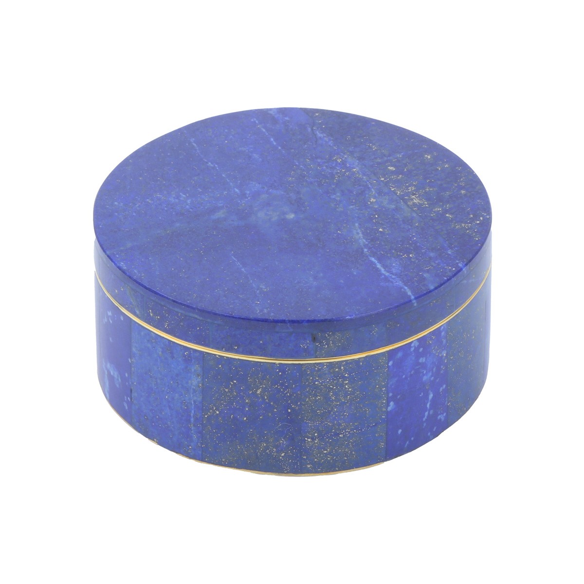 Lapis Lazuli Jewelry Box | Round Gift Box 1