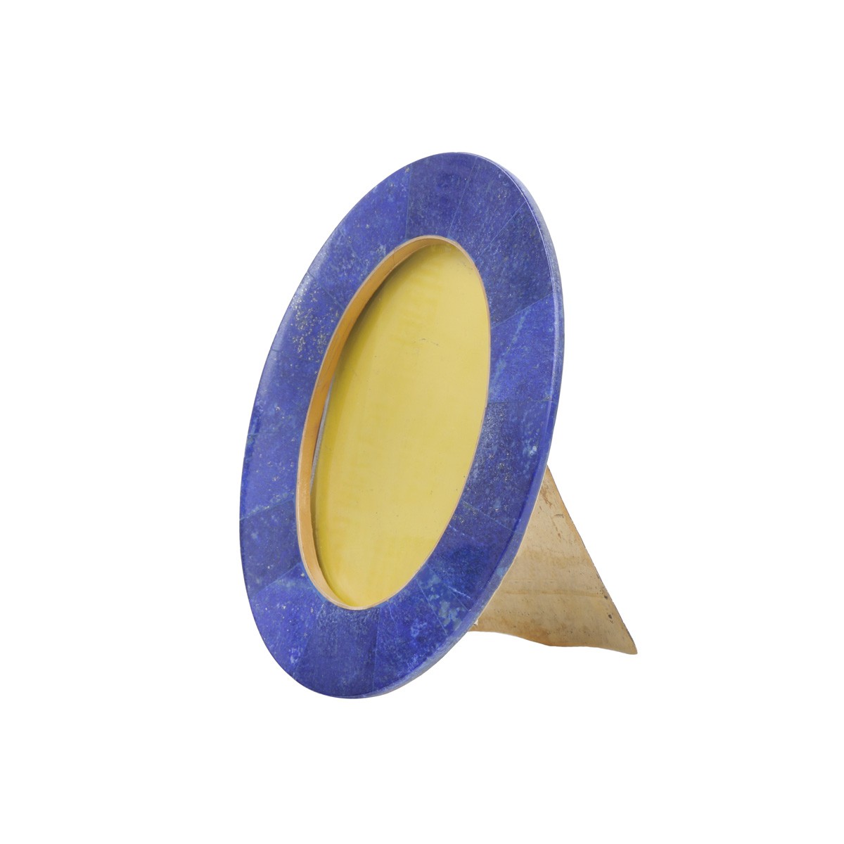 Lapis Lazuli Round Shape Photo Frame | Ellipse Shape Photo Frame 1