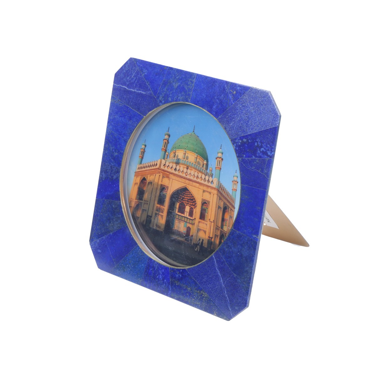 Lapis Lazuli Square Shape Photo Frame | Marble Stone Picture Frame 1