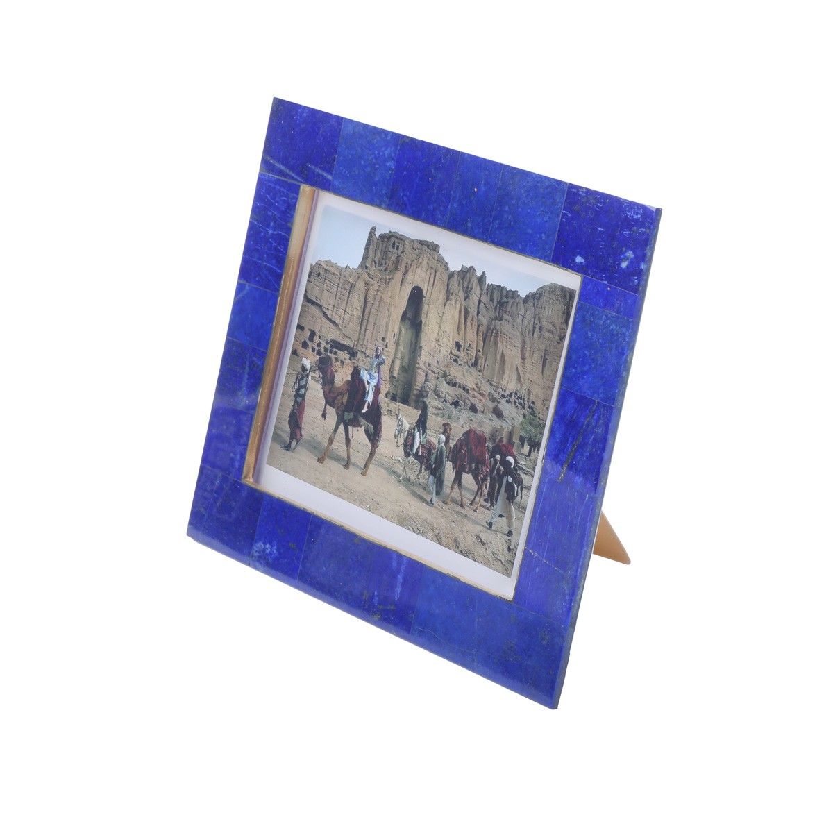 Lapis Lazuli Landscape Picture Frame | Marble Stone Rectangle Shape Photo Frame 1