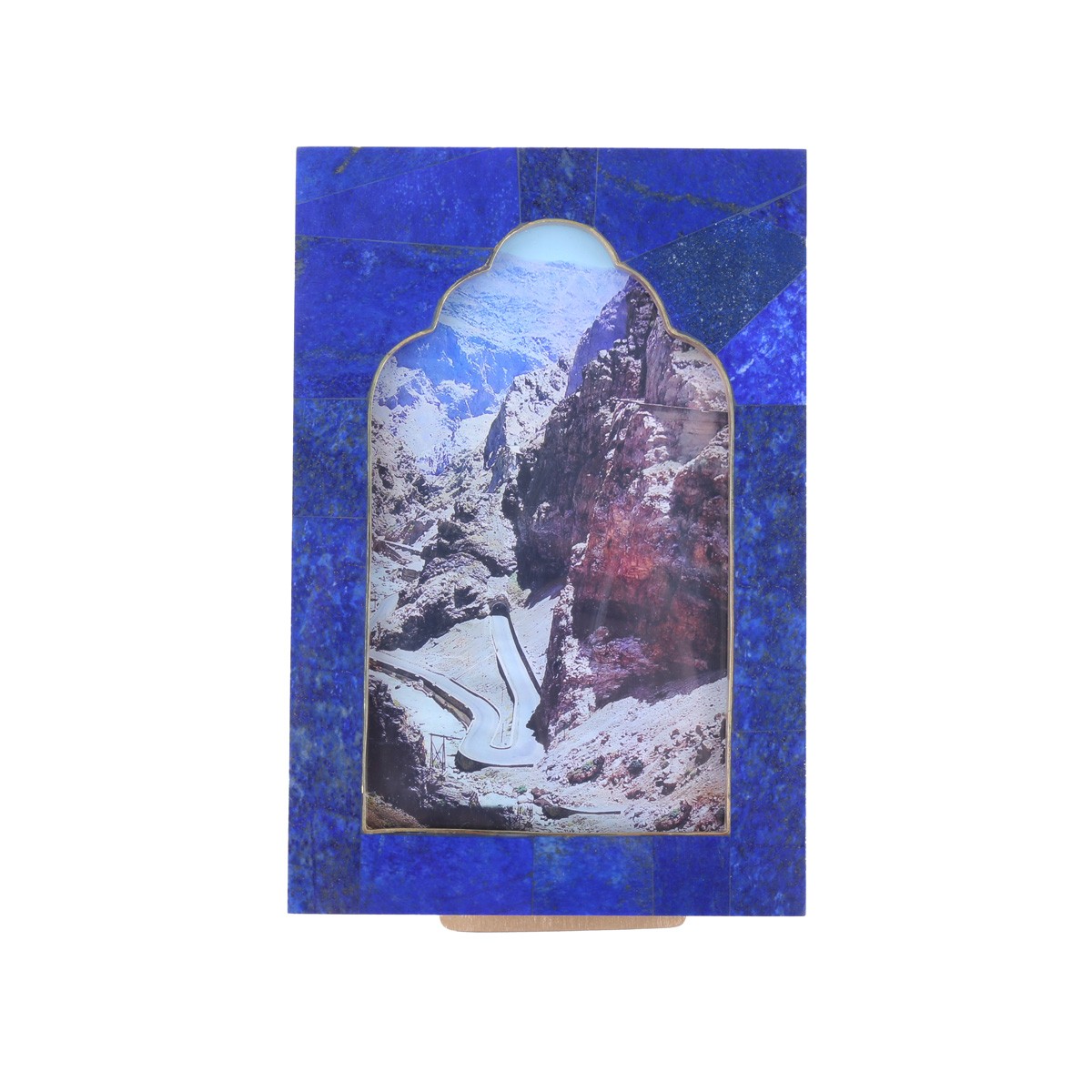 Lapis Lazuli Photo Frame | Marble Stone Rectangle Portrait Picture Frame 2