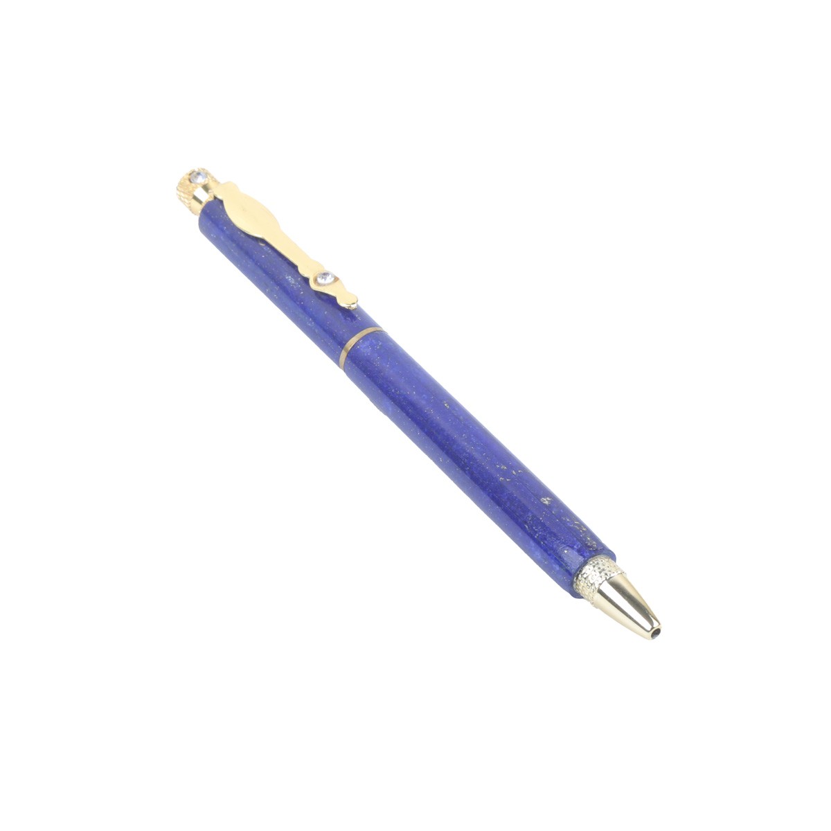 Lapis Lazuli Stone Pen | White Marble Pen 2