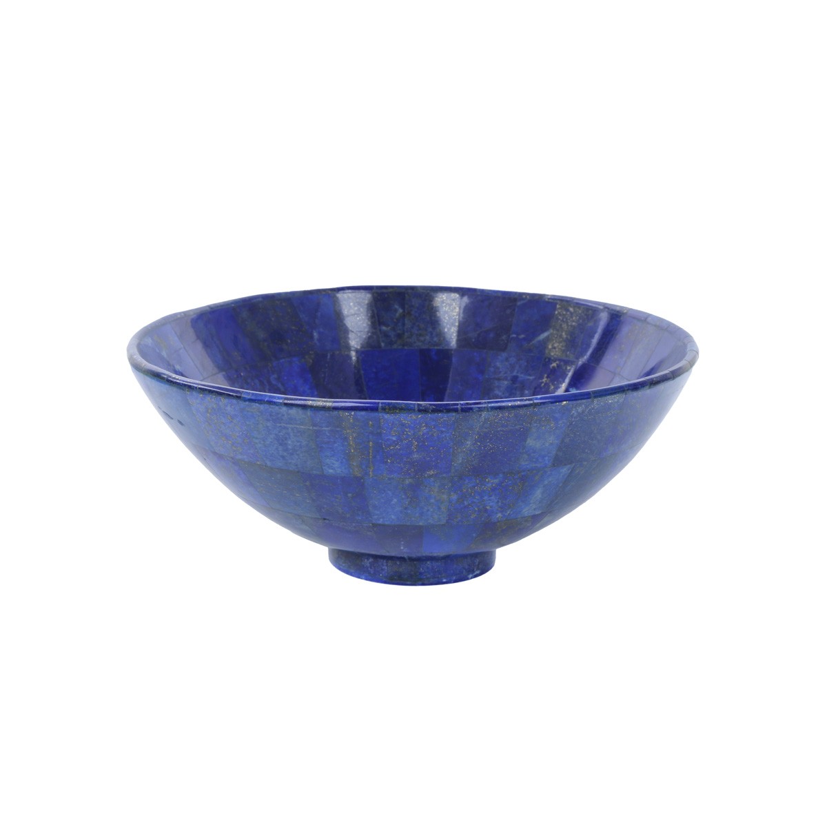 Lapis Lazuli Footed Bowl | White Marble Stone Bowl 1