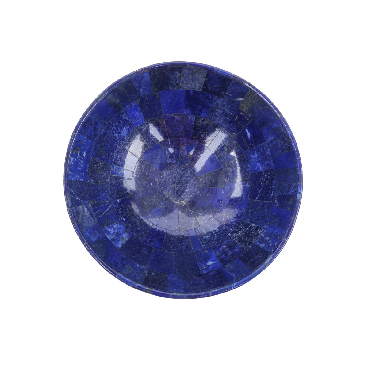 Lapis Lazuli Footed Bowl | White Marble Stone Bowl 2