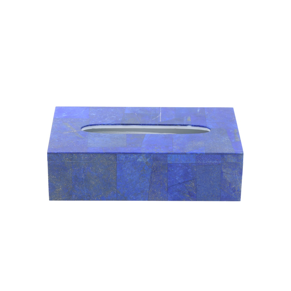 Lapis Lazuli Napkin Box | White Marble Tissue Paper Box 2