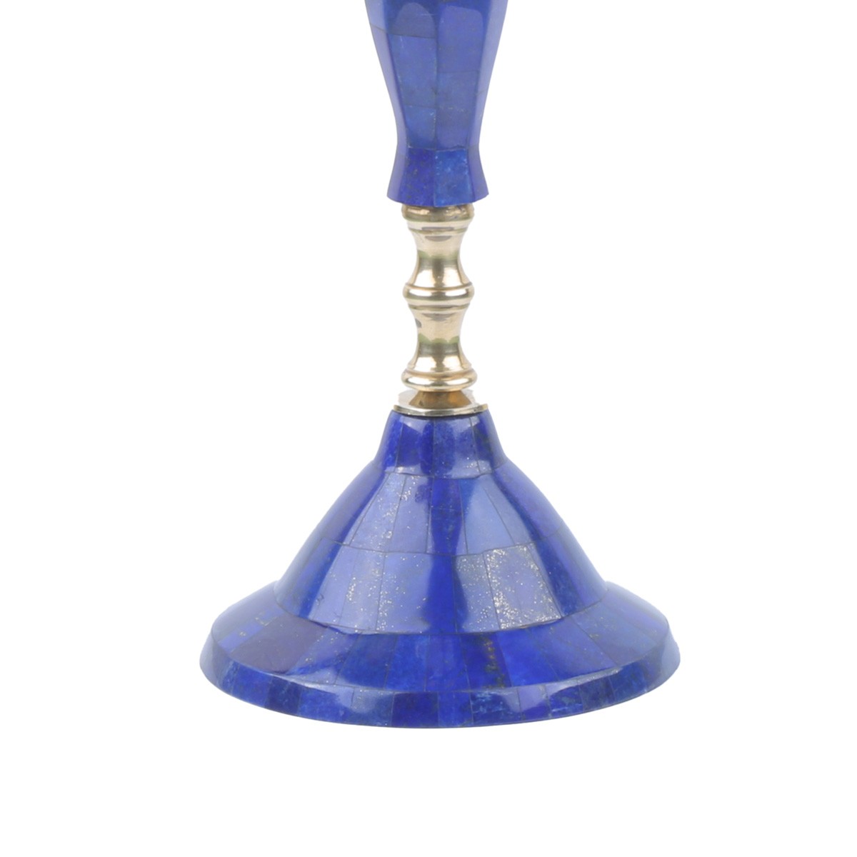 Candle Holder | White Marble Stone Bronze Candle Stand 3