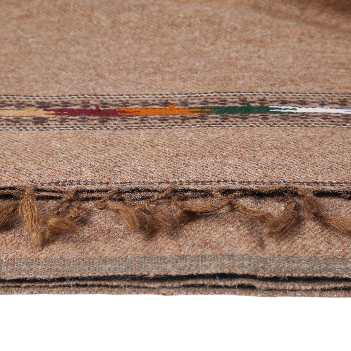 Brown Nuristani Woolen Patu | Winter Casual Wear Patu 2
