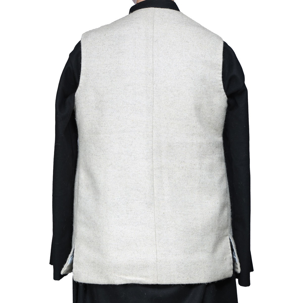Off-White Nuristani Waistcoat | Woolen Classic Men's Vest 4