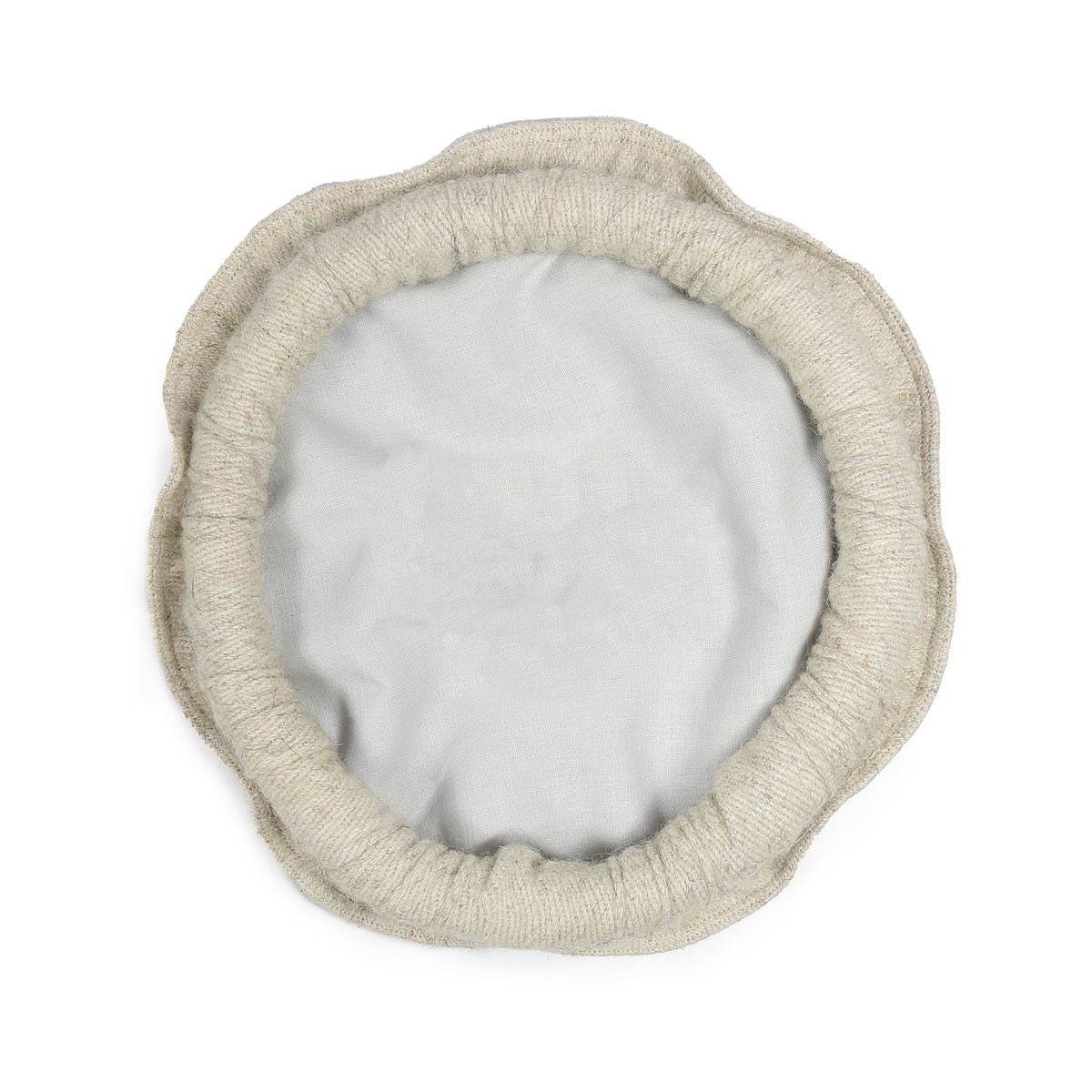 White Nuristani Pakol | Woolen Handmade Hat 3