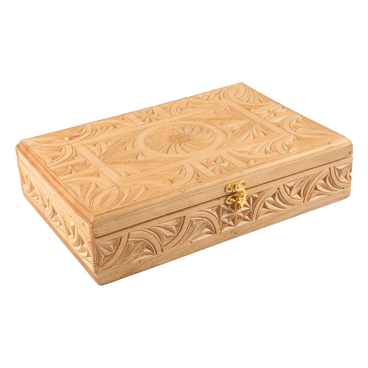 Jewelry Box With Fine Carvings Wooden Jewelry Box 1