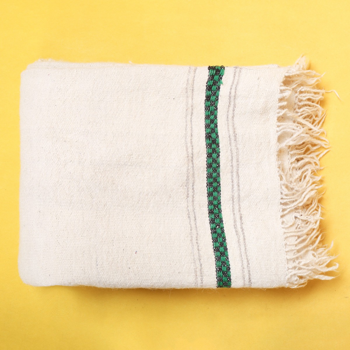 Cream Winter Wear Men's Shawl | Pato 3