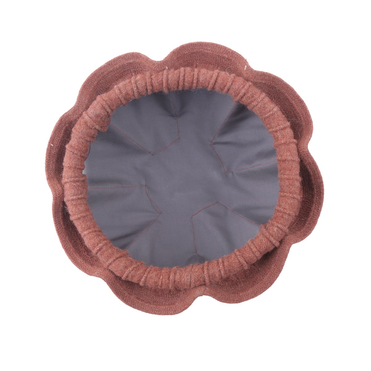 Indian Red Khost Pakol | Woolen Casual Wear Hat 3