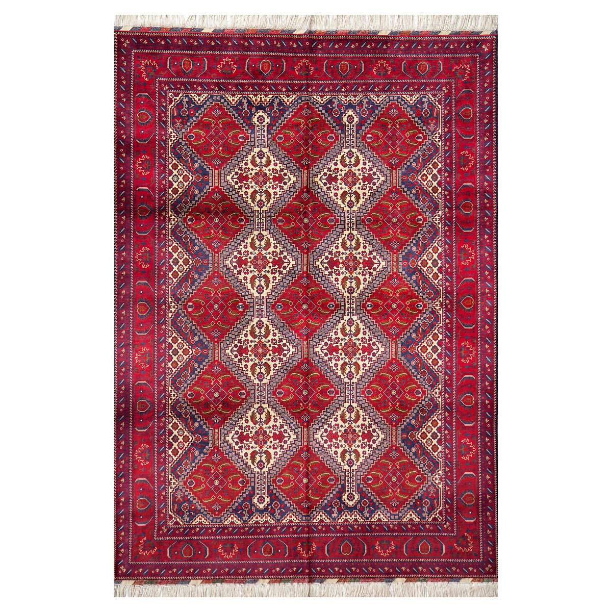 Yosouf Bahaye Design Beljec Handwoven Area Rug | 9' 5" X 6' 5" 1