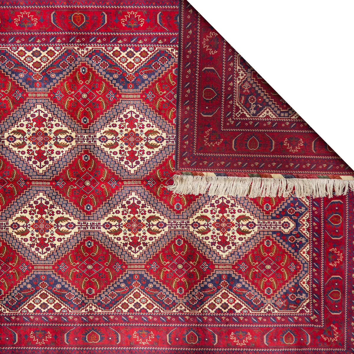 Yosouf Bahaye Design Beljec Handwoven Area Rug | 9' 5" X 6' 5" 3