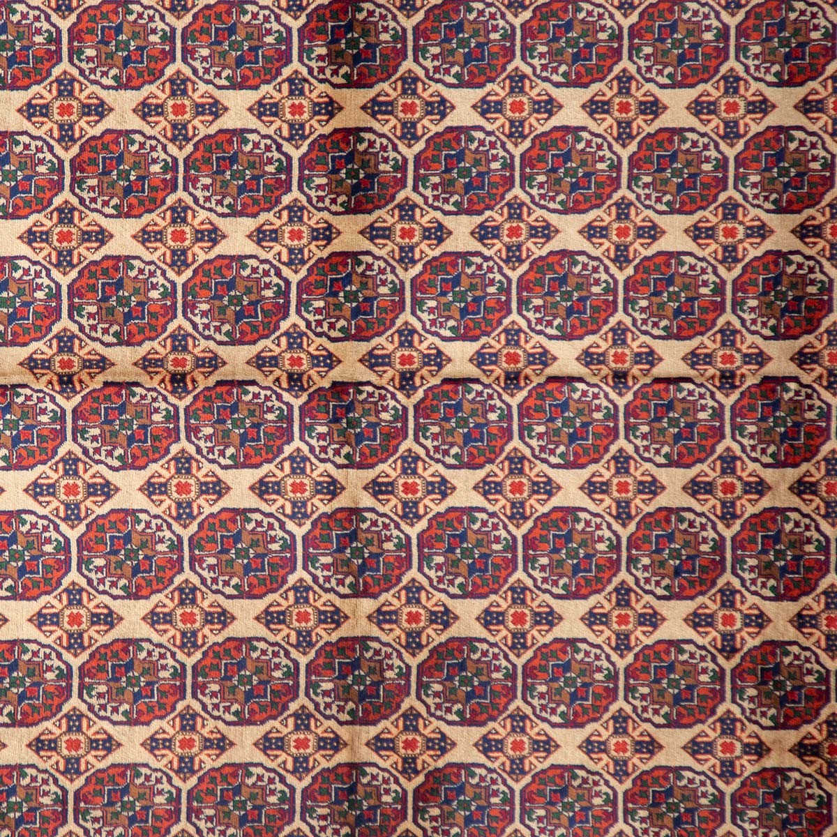 Ahal Gul Design Famous Afghani Rug | 7' 9" X 5' 5" 2