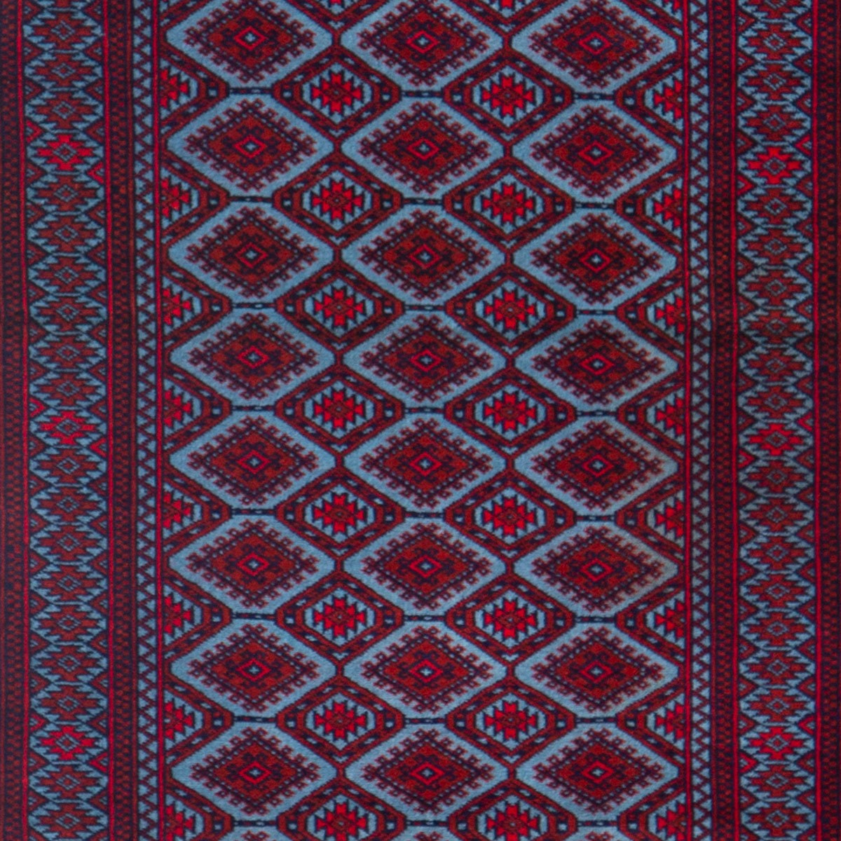 Multi-Color Herati Antique Hand-Woven Runner Rug | 9' 5" X 2' 6" 2