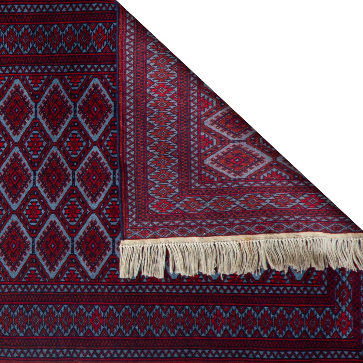 Multi-Color Herati Antique Hand-Woven Runner Rug | 9' 5" X 2' 6" 3