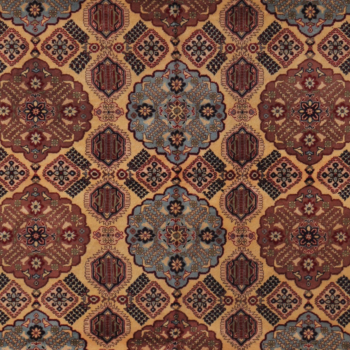 Brown Patnosi Design Handwoven Carpet | 6' 7" X 4' 11" 2
