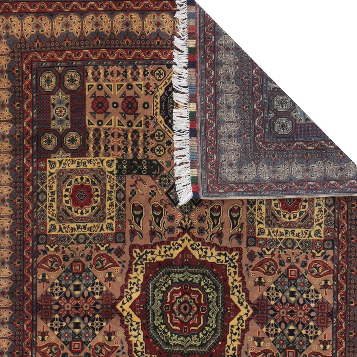 Red Mamlok Design Handwoven Carpet | ' 1" X 4' 10" 3