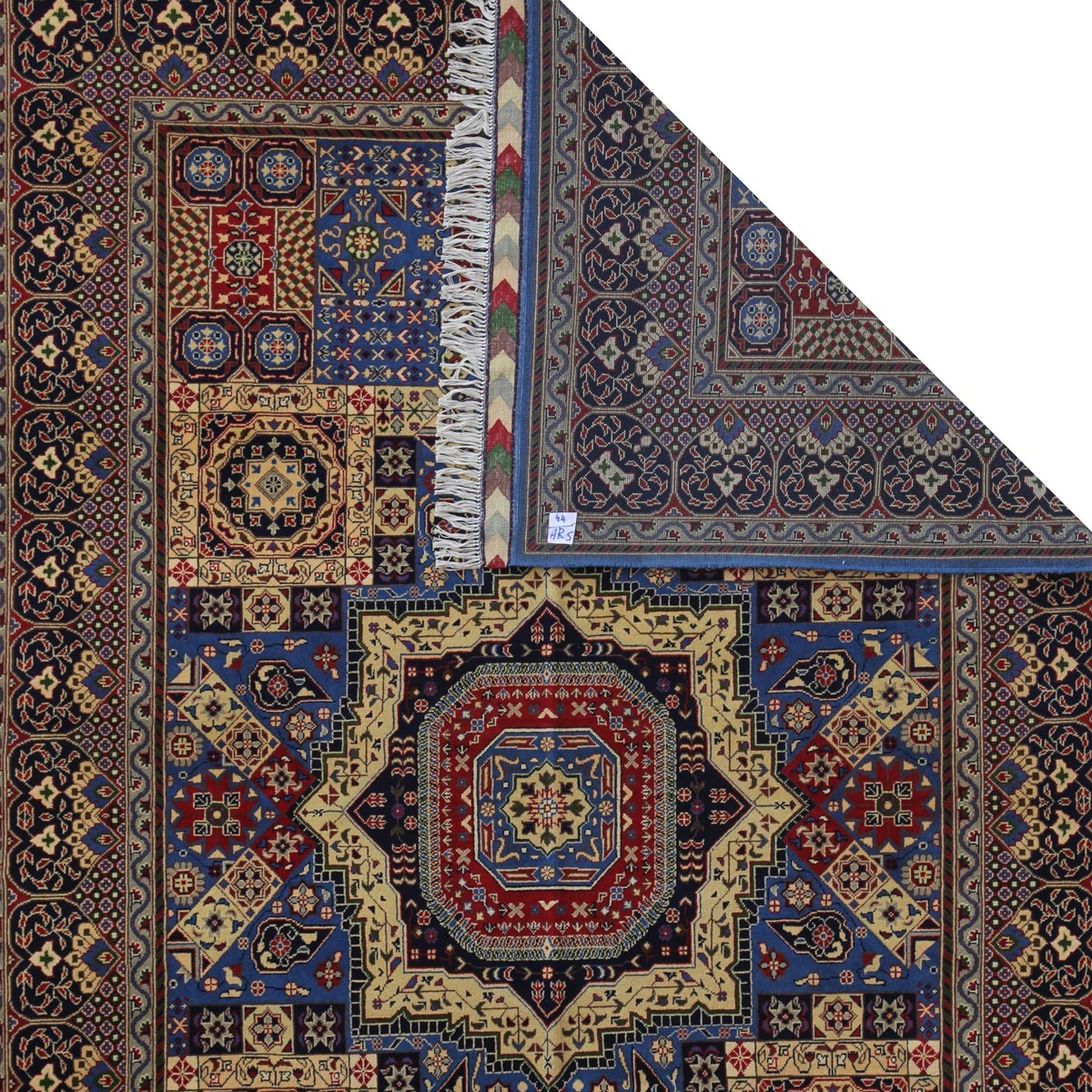 Blue Mamlok Design Handwoven Carpet | 10' 0" X 6' 8" 3
