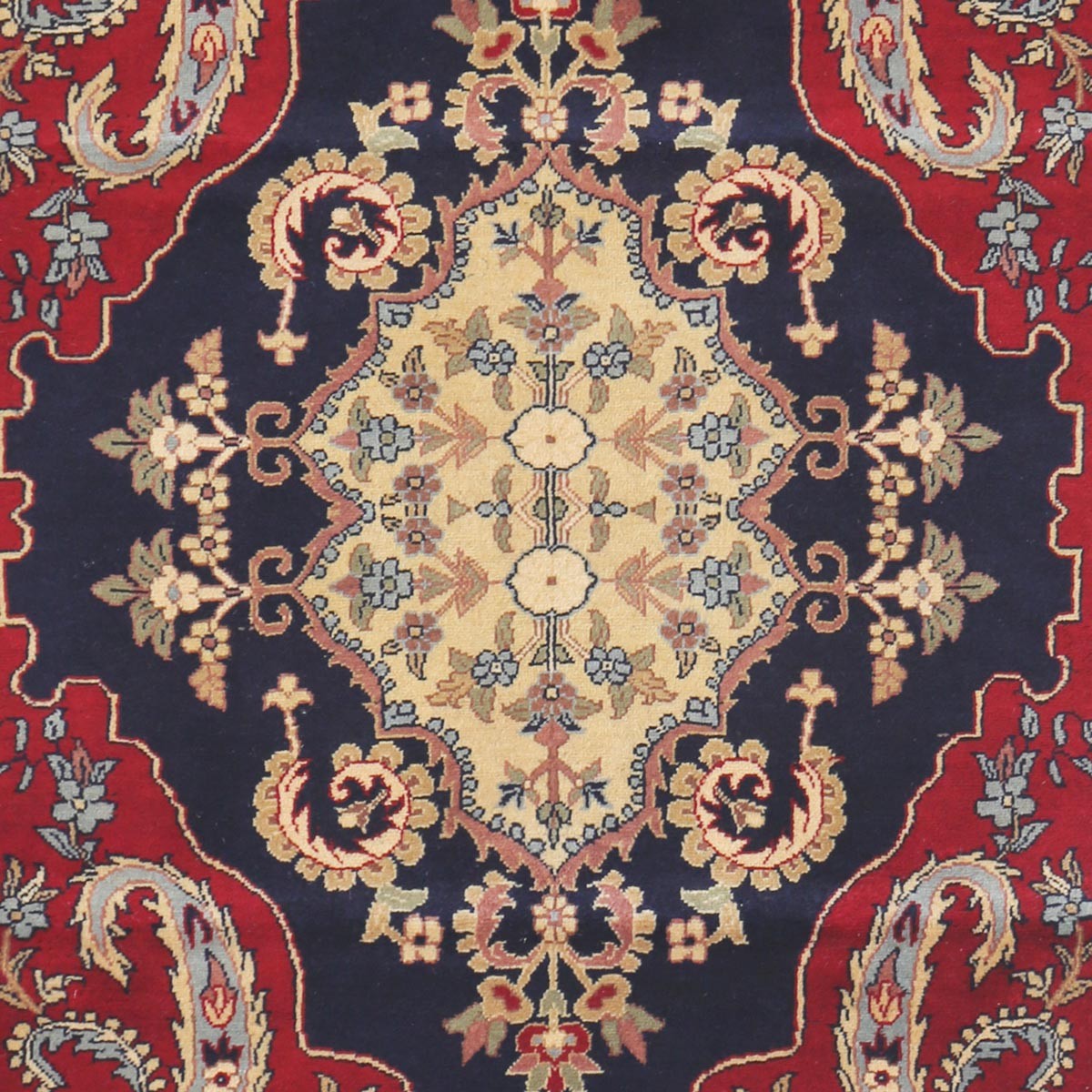 Red Yak Gula Design Handwoven Carpet | 5' 2" X 3' 4" 2