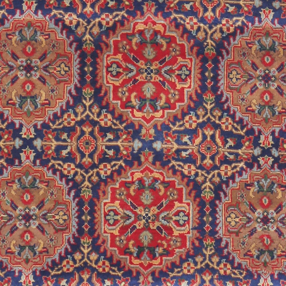 Orange Abrisham Design Handwoven Carpet | 4' 8" X 3' 4" 2