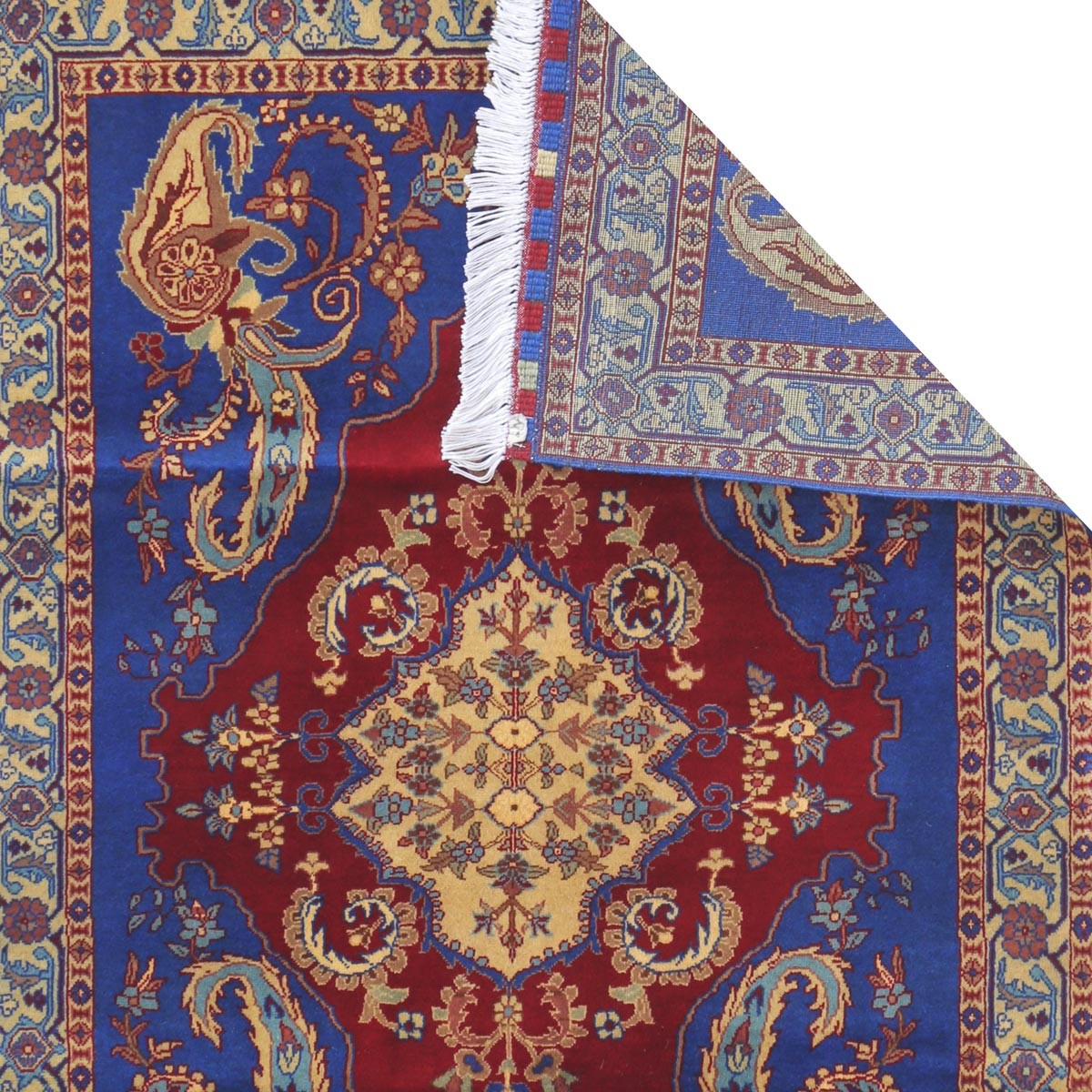 Blue Yak Gula Design Handwoven Carpet | 4' 10" X 3' 4" 3