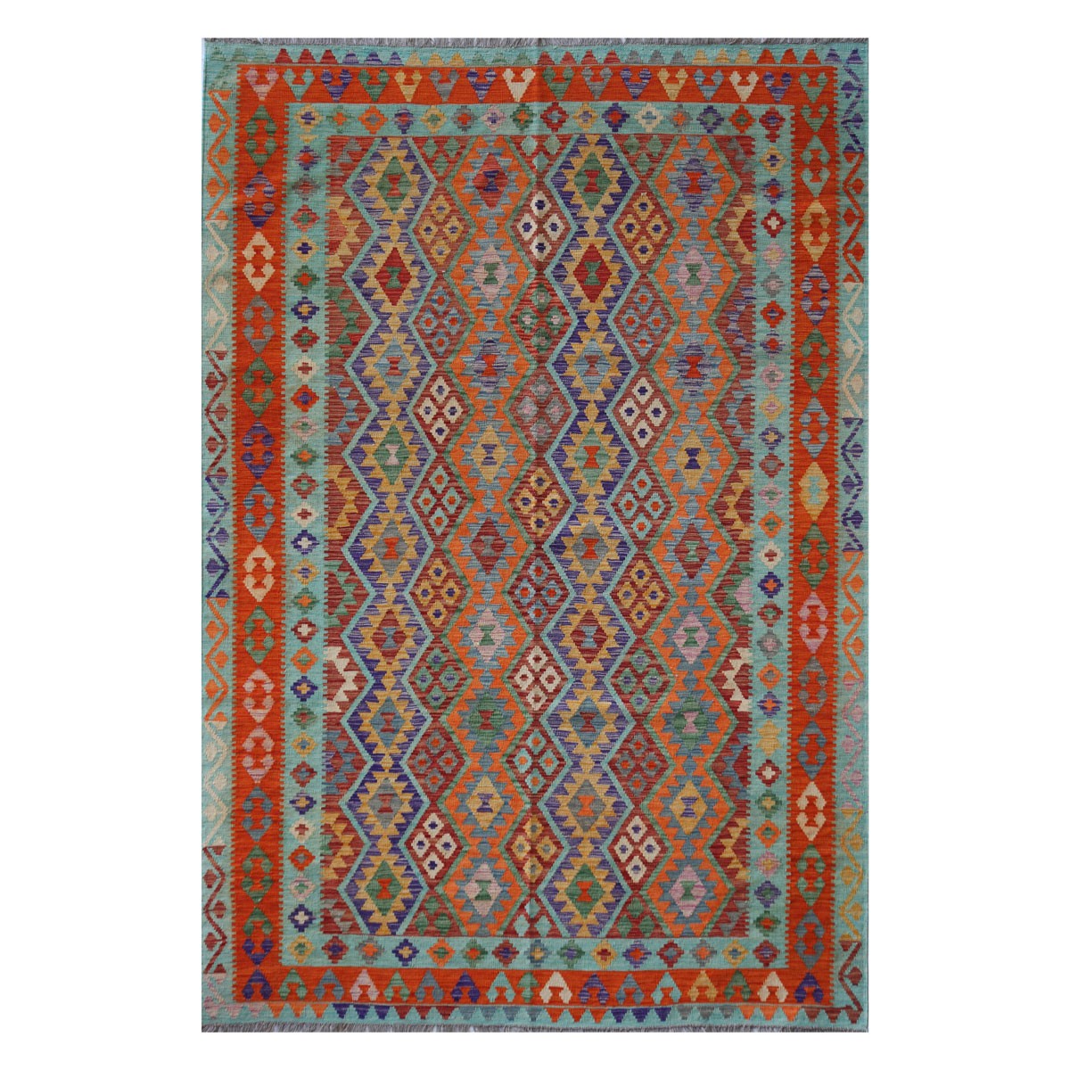 Wood Design Handwoven Area Rug | 9' 8" X 6' 7" 1